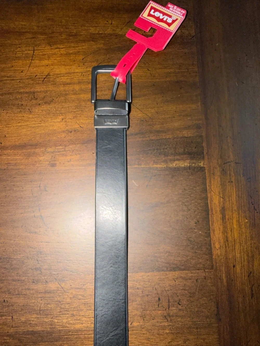 Levi’s Imitation Leather Reversible Black Brown Belt Youth Small 22-24 NWT